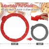 Webake Pie Crust Protector Shield Adjustable Pie Crust Shield Fits