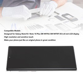 Wisoqu LCD Display Compatible with Galaxy Note10+, Note 10 Plus N975U N975F DS, 6.8 LCD Display Assembly, Tested Before Shipping (Silver), Wisoqufm2c6niapk-12