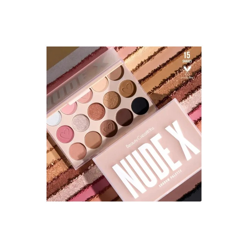 Beauty Creations - Nude X - Paleta De Sombras -