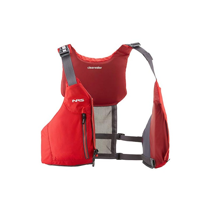 NRS Clearwater Lifejacket (PFD)-Red-L/XL