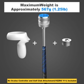 YEZRO Y11 Adjustable Metal Weight for Oculus Quest Golf Club Attachment - Adds 245/195/145 Grams to VR Accessories (Attachment NOT Included)