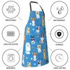 Echoserein Dogs Apron Adjustable Bib Aprons With 2 Pockets For
