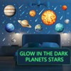 Evergreen Goods Glow in The Dark Solar System Stickers –