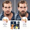 Kit de Cuidado de Barba para Hombres, Set de Aseo
