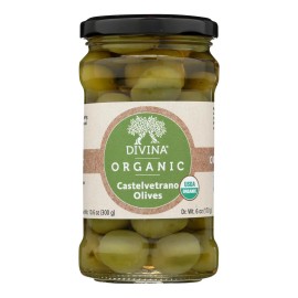 UD_Divina Fresh Green Olives Castelvetrano Style Case of 6-6 oz