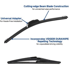Juego de 3 Escobillas Limpiaparabrisas Compatibles con Nissan Rogue 2014-2023 Pathfind 2013-2021 Calidad Original de Fábrica Juego de Escobillas Delanteras y Traseras para Mi Coche - 26" 17