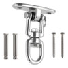 360° Rotating Swing Hanger Set, 304 Stainless Steel Ceiling Mount