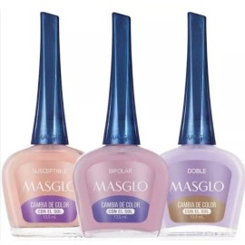 Masglo Esmaltes Masglo Kit De 3. Cambian De Color Con El Sol.
