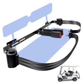 Retractable Golf Cart Seat Belt Bracket Kit for EZGO, Club Car, Yamaha