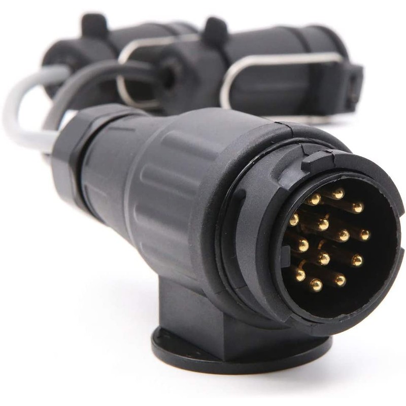 Towing Electrics Adaptor 13 Pin to 12N+12S 7 Pin,Caravan Converter