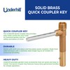 Underhill Quick Coupler Key Tool for Coupler Valve, 3/4-Inch MPT