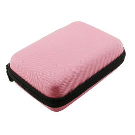 WERJIA Hard Carrying Case for Samsers/iClever BK08 Foldable Bluetooth Keyboard (CASE ONLY) (Pink)