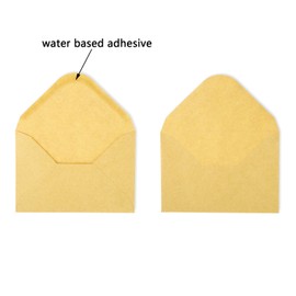 120 Stück Mini Kraft Umschläge Geschenkkarte Umschlag Hochzeit Party Visitenkarte Umschläge Kleine Teile Klassische Umschlag Umschläge, 4,4 x 3 Zoll