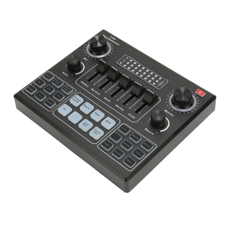 Live Sound Card Multiple Sound Effects Voice Changing External Mini