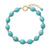 Beaded Bracelets for Women Turquoise Dainty Chunky Charm Bracelet Jewelry