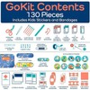KEEP>GOING GoKit (130pcs) - First Aid Kit:_Hunter Green