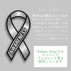 Awareness Ribbon Lapel Pin, Small Awareness Ribbon, Silver