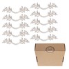 Fvstar 10pcs Antique Dresser Handles, Farmhouse Kitchen Cabinet Pulls, Vintage