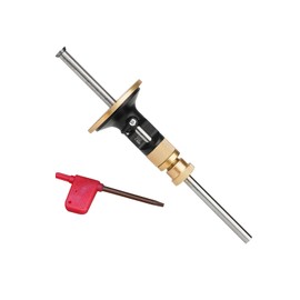 Matedepreso Wheel Marking Gauge, Woodworking Marking Scriber Kit, 0.2mm Lightweight Wheel Marking Gauge Kit Micro Adjuster Cutter with T15 Wrench, Marking Gauges for Woodworking(size:8.5 * 2.3 inch)