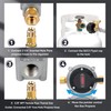 GHAKUTB RV Propane 2-Stage Auto Changeover Rv Propane Regulator with