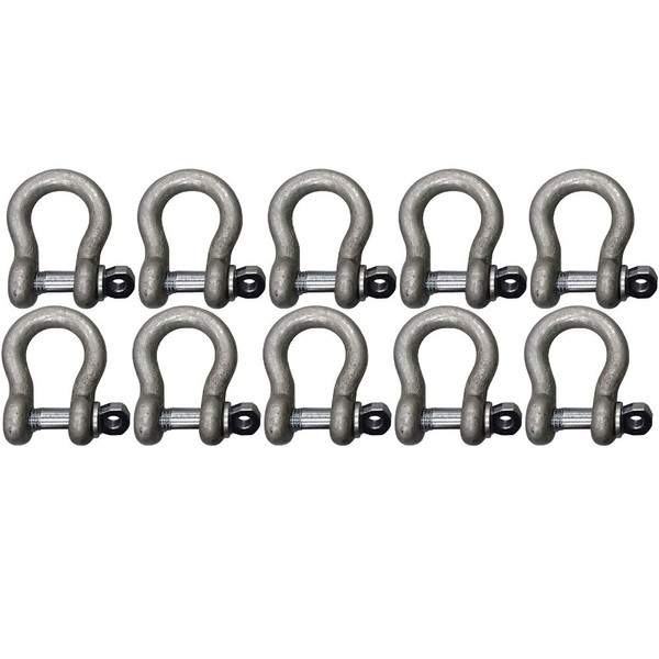 RAParts CSPA0625 (10) Shackle Clevis 3/4" & Screw Pin for