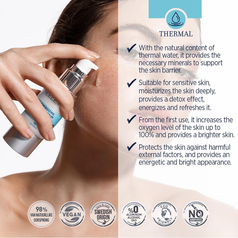 Celenes by Sweden Thermal Energizing Detox Serum 3-in-1 - Hyaluronic
