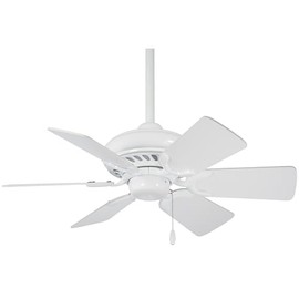 MINKA-AIRE F562-WH Supra 32" 6-Blade Ceiling Fan in White Finish with White Blades