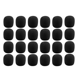 24 Foam Pop Guards - Microphone Windscreens for Studio, Stage and Recording