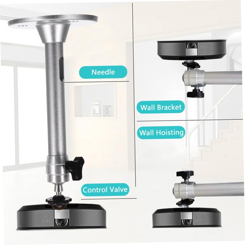 Gatuida Mini Projector Stand Ceiling Mount Aluminum Bracket Holder for