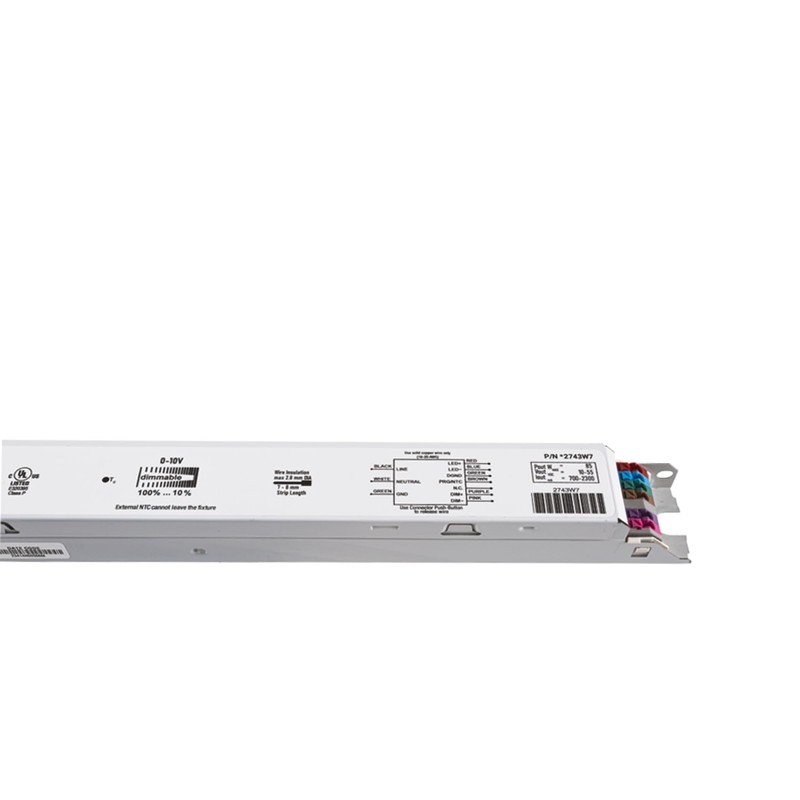 *2743W7 OPTOTRONIC 85W Constant Current 0-10V Dimmable LED Driver, Programmable