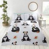Rapport Home Rapport Panda Fun-Filled, Duvet Set, Cotton, Multi,2 pieces,