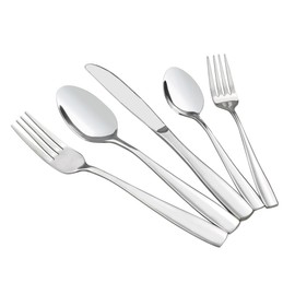HOMMP Stainless Steel Flatware, 30-Piece, Service for 6