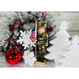 14" Army Nutcracker