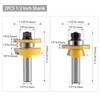 Hozly Shaker Rail and Stile Router Bits ,Cabinet Door Rail