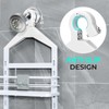 ODesign 3 Tier Height-Adjustable Shower Caddy Hanging Anti-Swing-Over The Shower