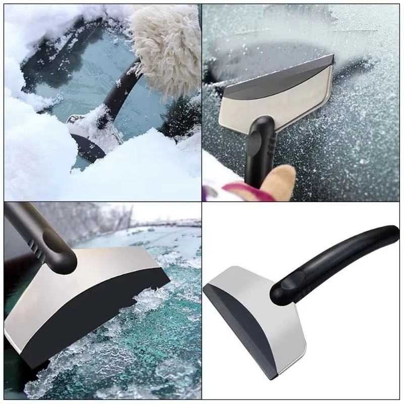 2-Pack Car Windshield Ice Scrapers for Snow and Frost Removal