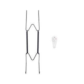 Bilillo Plate Hangers for The Wall, Suitable for 9''-11'' Decorative Plate,Invisible Heavy Duty Wire Plate Holder with Wall Hooks, Plate Hangers for Displaying Plates, Platter, Dish（Black）