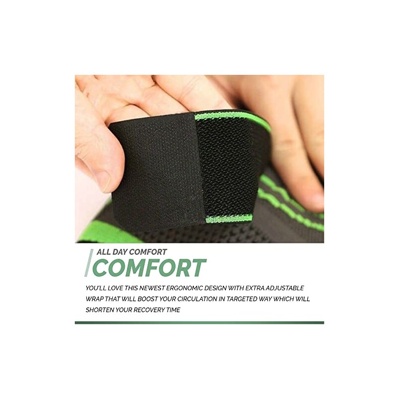 Botanique Knee Brace Support Sleeve Compression Strap Adjustable for Chronic