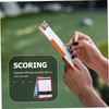 WHAMVOX Golf Scorebook Stylish Camouflage Cover Compact and Lightweight Scorecards