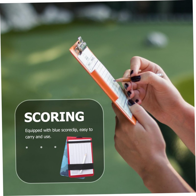 WHAMVOX Golf Scorebook Stylish Camouflage Cover Compact and Lightweight Scorecards