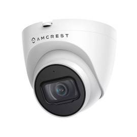 Amcrest 5MP Turret POE Camera, UltraHD Outdoor IP Camera POE with Mic/Audio, ...