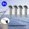 Fishing Rod Holders 316 Marine Grade Stainless Steel Flush Mount