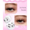 EMEDA Natural Look Magnetic Eyelashes Kit - 2 Pairs Reusable