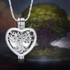 Tree of Life Urn Necklaces for Ashes Heart Shape Cremation