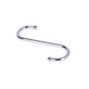 KitchenCraft S Hooks, Chrome Plated Metal, Large (10 cm), Pack
