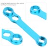 DIY Casting Fishing Reel Wrench Blue Aluminium Alloy Spanner Repairing