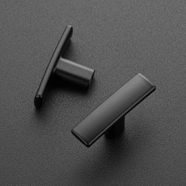 Ravinte 30 Pack 1-3/4 inch Curved Cabinet Pulls Matte Black Kitchen Cupboard Handles Cabinet Handles 1.75”Length