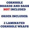 Waterproof & Non-Fading: Kyle’s Cornhole Wraps - South Carolina Flag
