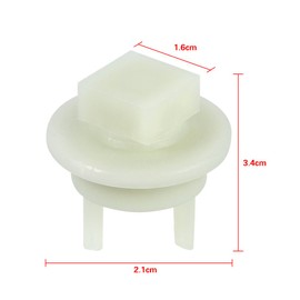 Fdit Meat Grinder Gear Plastic 5 Piece Meat Grinder Gear for Kitchen