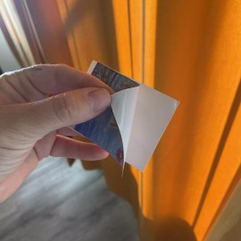 Big Sur Purple Flowers Sticker Cass Rees Original Painting Artwork Fine Art